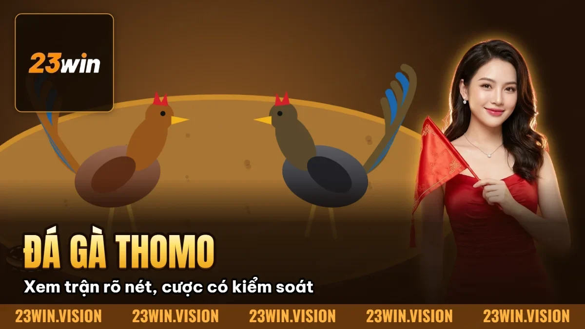 Hình minh họa bài viết: Cách Cược Đá Gà Thomo 23WIN – Livestream 24/7 HD Cực Chất