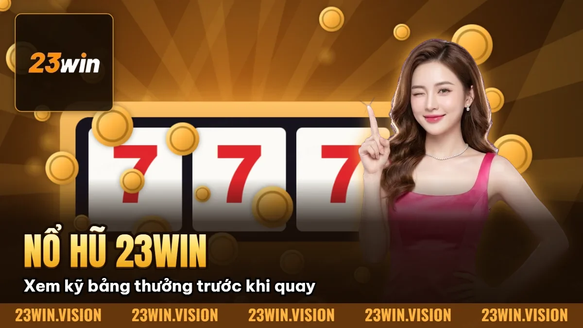 Hình minh họa bài viết: Nổ Hũ 23win: Cổng Game Slot Đổi Thưởng Tỷ Lệ Nổ Hũ Cao Nhất